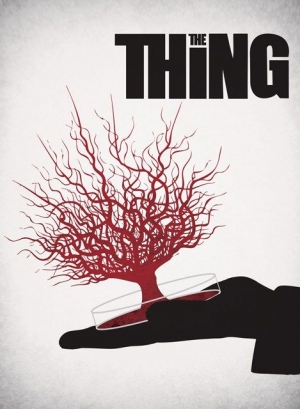 The Thing minimalist poster by Ashton Person