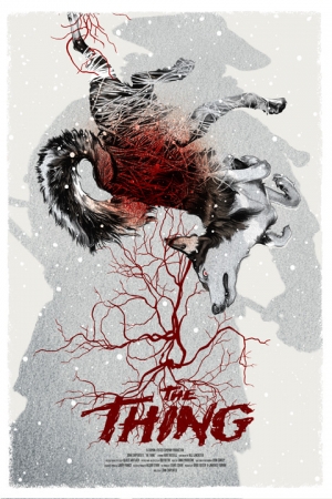 The Thing silkscreen poster by Gregthings