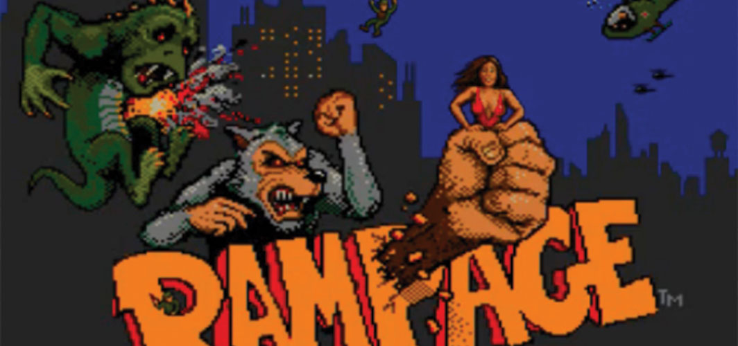Rampage Video Game Logo