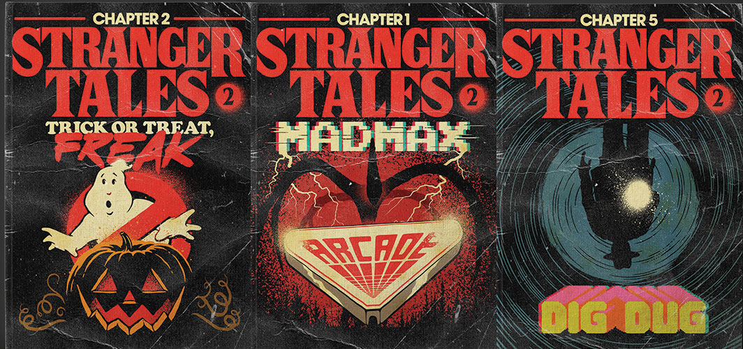 Retro Book Covers for “Stranger Things” Season 2