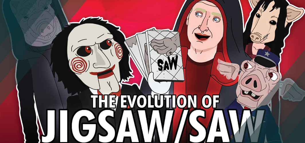 The Evolution of JIGSAW / SAW's Antagonists (ANIMATED) - Horror Land - The  Horror Entertainment Website