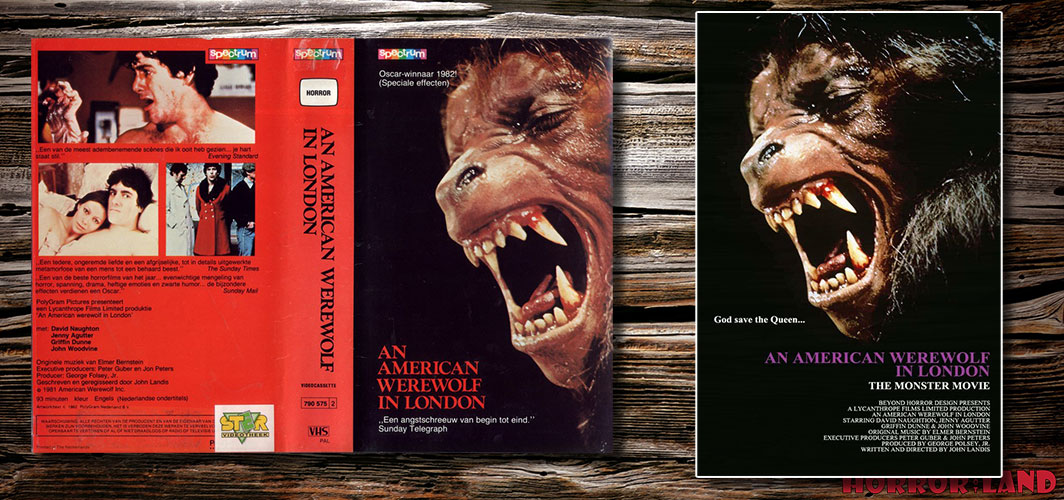 The Ultimate Guide To 80’s VHS Box Art That Scared You - An American Werewolf in London (1981) – Horror Land