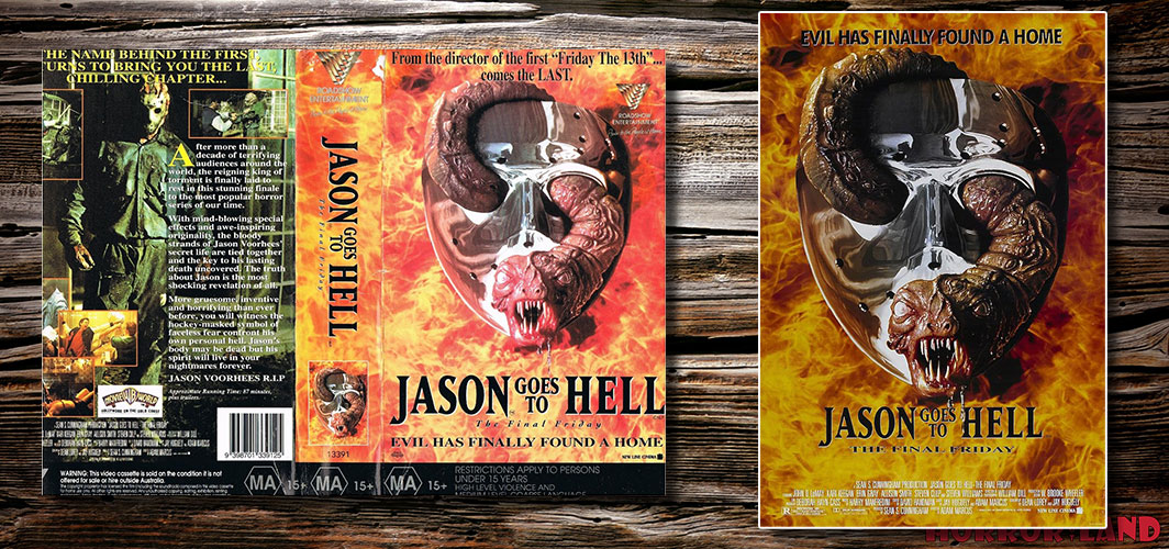 The Ultimate Guide To 80’s VHS Box Art That Scared You - Posed Pictures – Jason Goes to Hell: The Final Friday (1993) - Horror Land