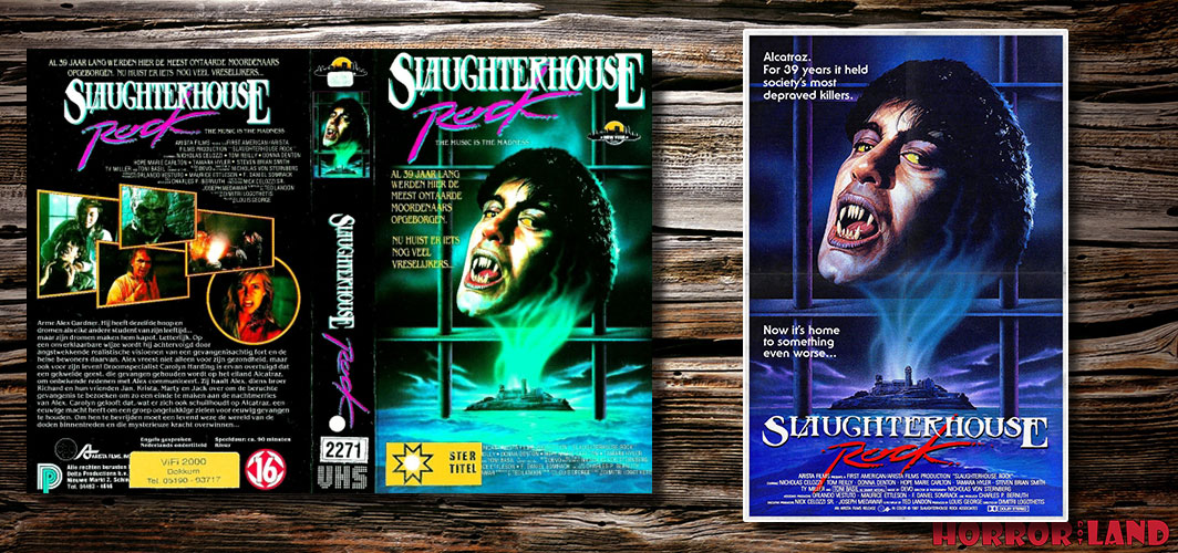 The Ultimate Guide To 80’s VHS Box Art That Scared You - Slaughterhouse Rock (1987) - Horror Land