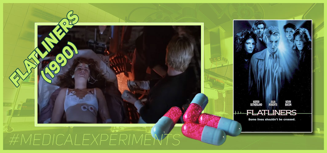 Flatliners (1990) - 13 horrible Medical Experiments in Films You'll Never Forget - Horror Land