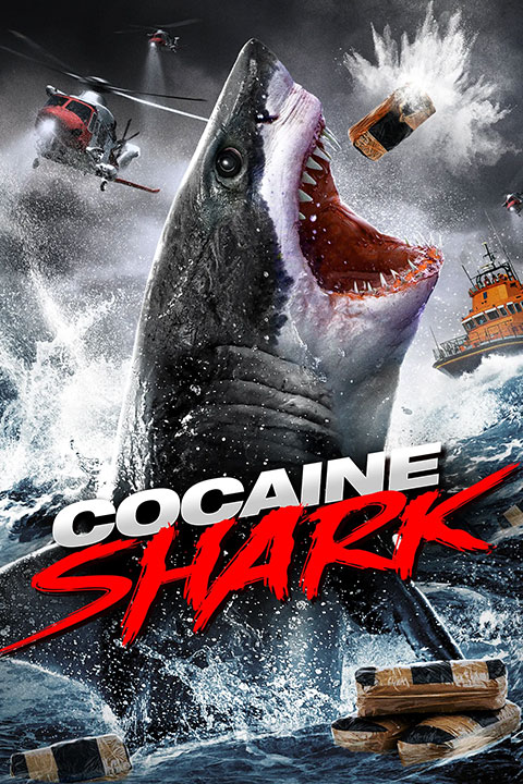 Cocain Shark (2023) - Official Poster - Horror Land